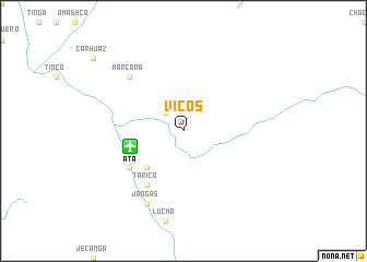 map of Vicos