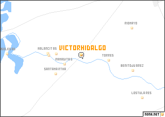 map of Victor Hidalgo