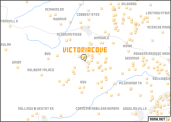 map of Victoria Cove