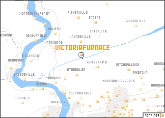 map of Victoria Furnace