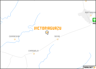 map of Victoria Guazú