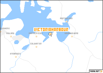 map of Victoria Harbour