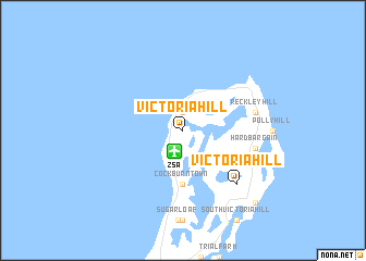 map of Victoria Hill