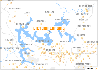 map of Victoria Landing