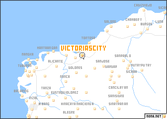 map of Victorias City