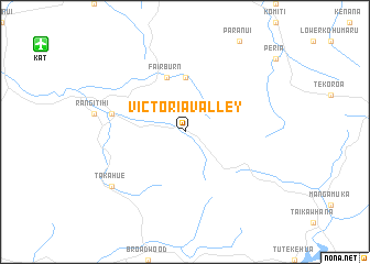 map of Victoria Valley