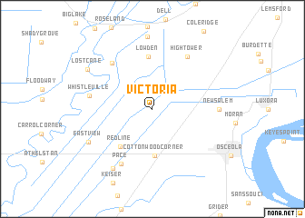 map of Victoria