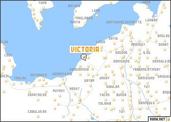 Victoria (Philippines) map - nona.net