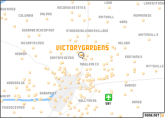 map of Victory Gardens