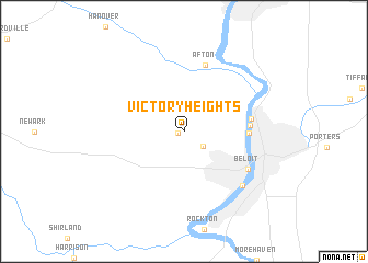 map of Victory Heights