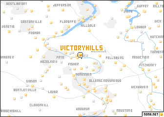 map of Victory Hills