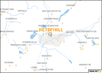 map of Victory Hill