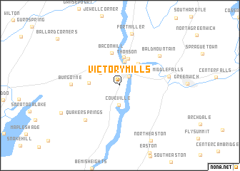 map of Victory Mills