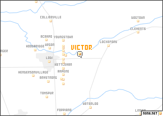 map of Victor