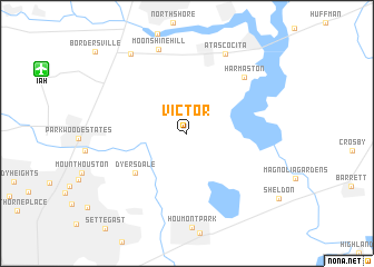 map of Victor