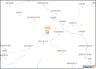 map of Vic