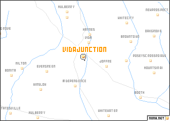 map of Vida Junction