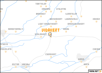 map of Vidakert