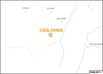 map of Vidal Ramos