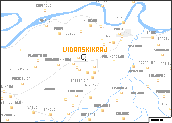 map of Vidanski Kraj