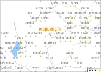 map of Vidaurreta