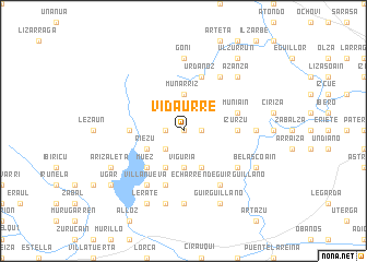 map of Vidaurre