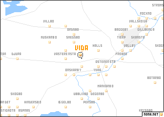 map of Vida