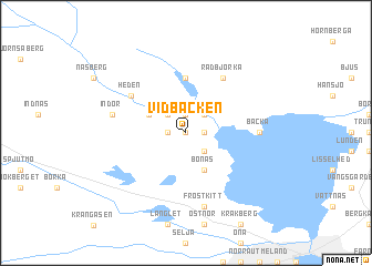 map of Vidbäcken