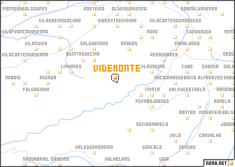 map of Videmonte