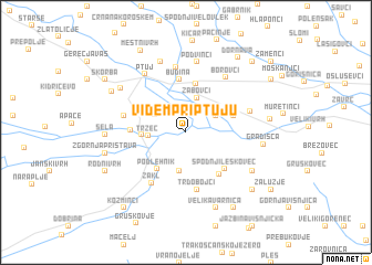 map of Videm pri Ptuju