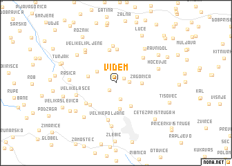 map of Videm