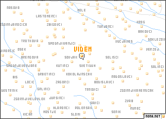 map of Videm