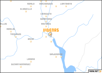 map of Videñas