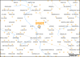 map of Vídeň