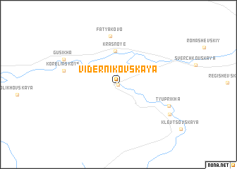 map of Vidernikovskaya