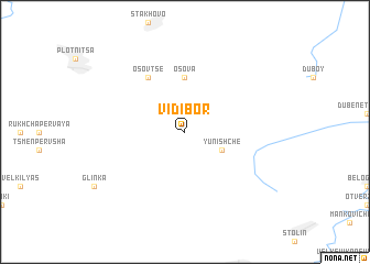 map of Vidibor