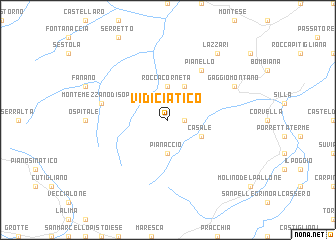 map of Vidiciatico