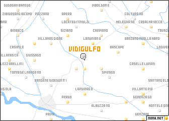map of Vidigulfo