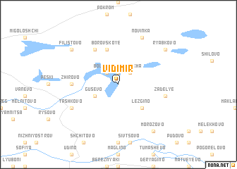 map of Vidimir