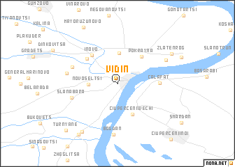 map of Vidin