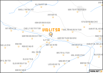 map of Vidlitsa