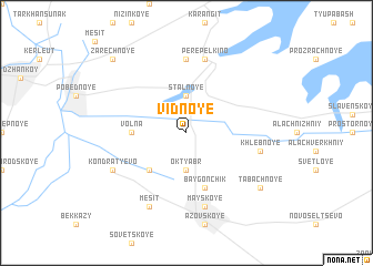 map of Vidnoye