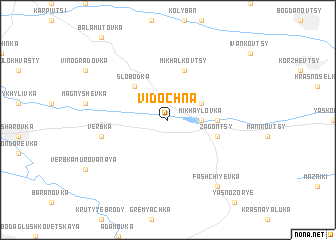 map of Vidochna