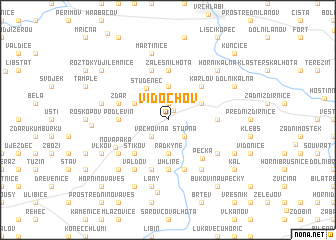 map of Vidochov