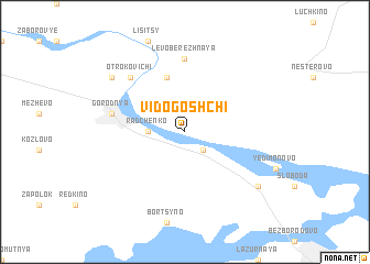 map of Vidogoshchi