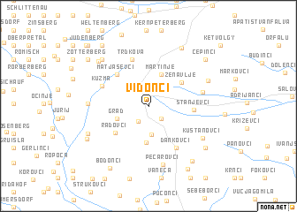 map of Vidonci
