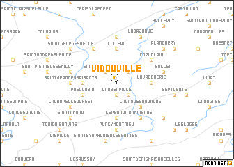 map of Vidouville