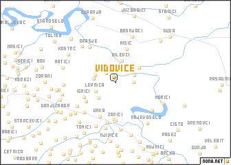 map of Vidovice