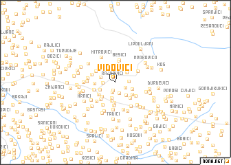 map of Vidovići