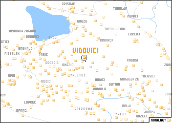 map of Vidovići